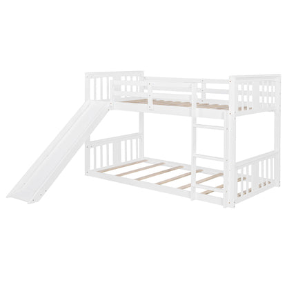 Bunk Bed With Convertible Ladder And Slide - The Sleep Loft - Online Mattress Showroom NYC