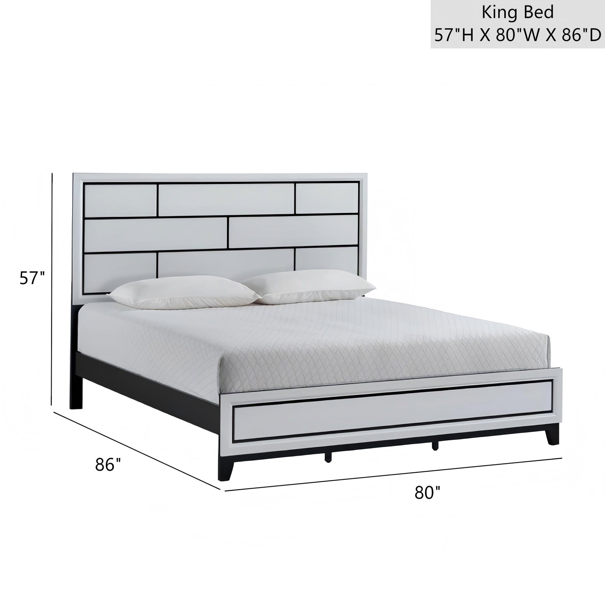 Glasgow - Bed Frame With Durable Construction - The Sleep Loft - Online Mattress Showroom NYC