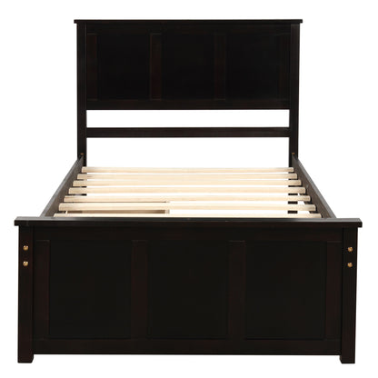 Platform Storage Bed With 2 Wheel Base Drawers - The Sleep Loft - Online Mattress Showroom NYC