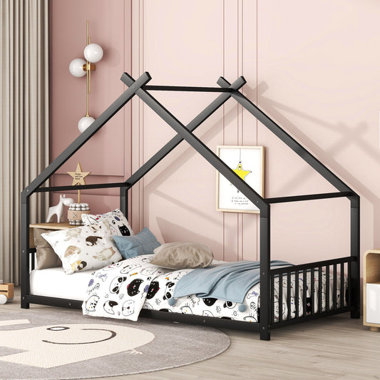 Metal House Bed - The Sleep Loft - Online Mattress Showroom NYC