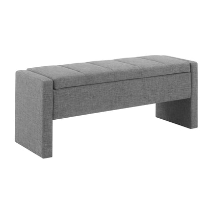 Modern Upholstered Large Bed End Bench With Storage - The Sleep Loft - Online Mattress Showroom NYC