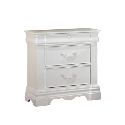 Estrella - Nightstand - White - The Sleep Loft - Online Mattress Showroom NYC