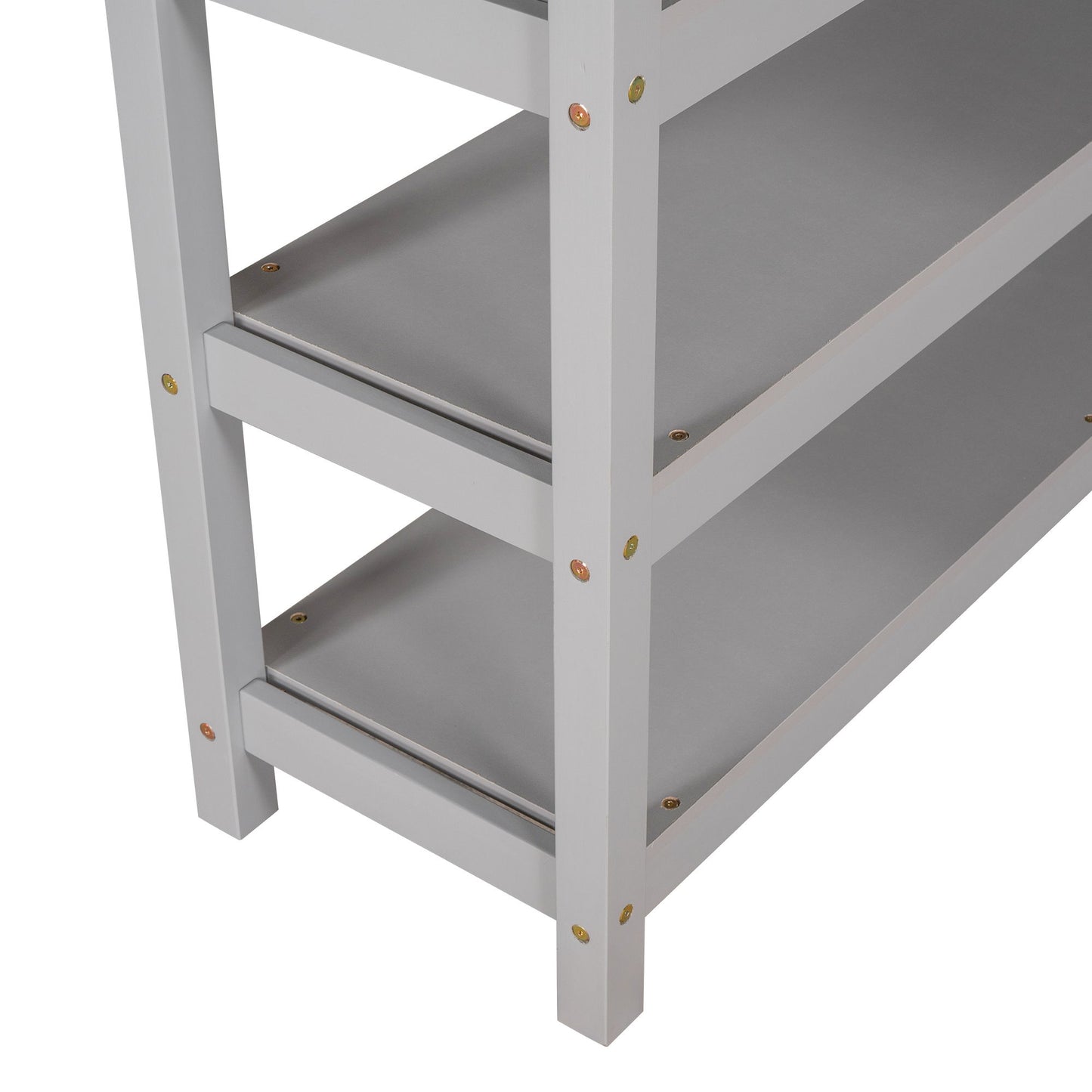 Loft Bed With Storage Shelves And Under Bed Desk - The Sleep Loft - Online Mattress Showroom NYC