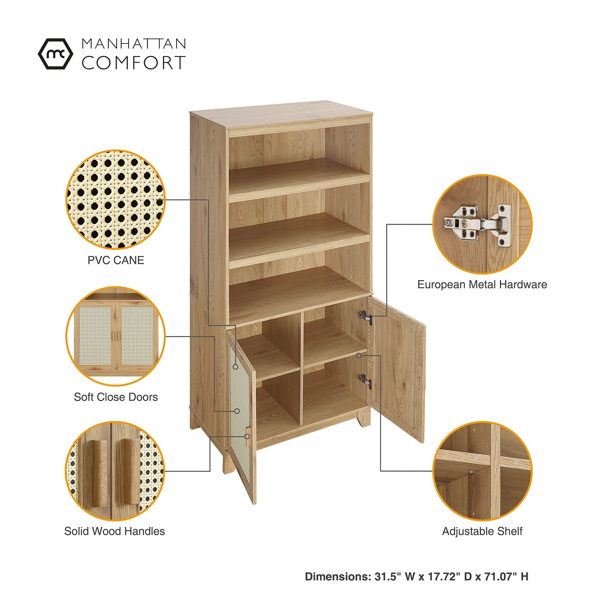 Sheridan - Bookcase Cabinet - The Sleep Loft - Online Mattress Showroom NYC