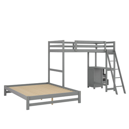 Bunk Bed With Built In Desk And 3 Drawers - The Sleep Loft - Online Mattress Showroom NYC