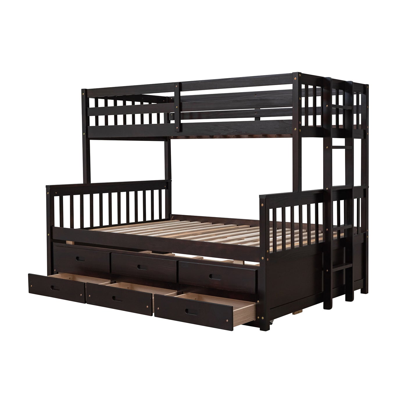 Bunk Bed With Twin Size Trundle And Drawers - The Sleep Loft - Online Mattress Showroom NYC