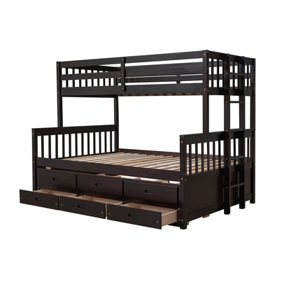 Bunk Bed With Twin Size Trundle And Drawers - The Sleep Loft - Online Mattress Showroom NYC
