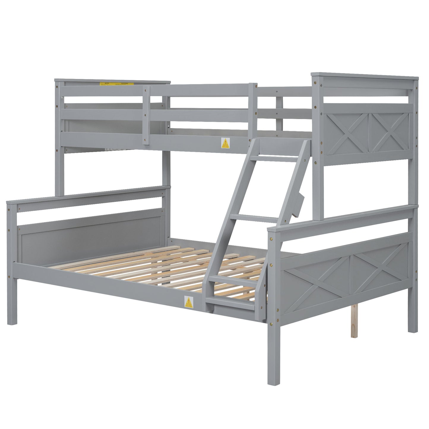 Bunk Bed With Ladder And Safety Guardrail - The Sleep Loft - Online Mattress Showroom NYC