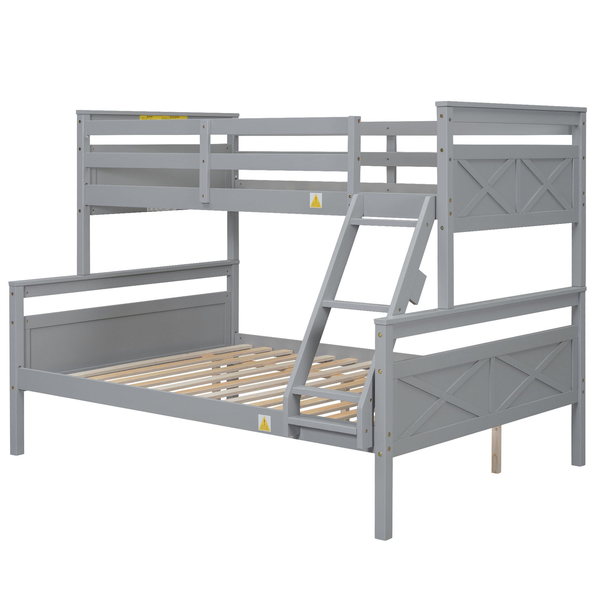 Bunk Bed With Ladder And Safety Guardrail - The Sleep Loft - Online Mattress Showroom NYC