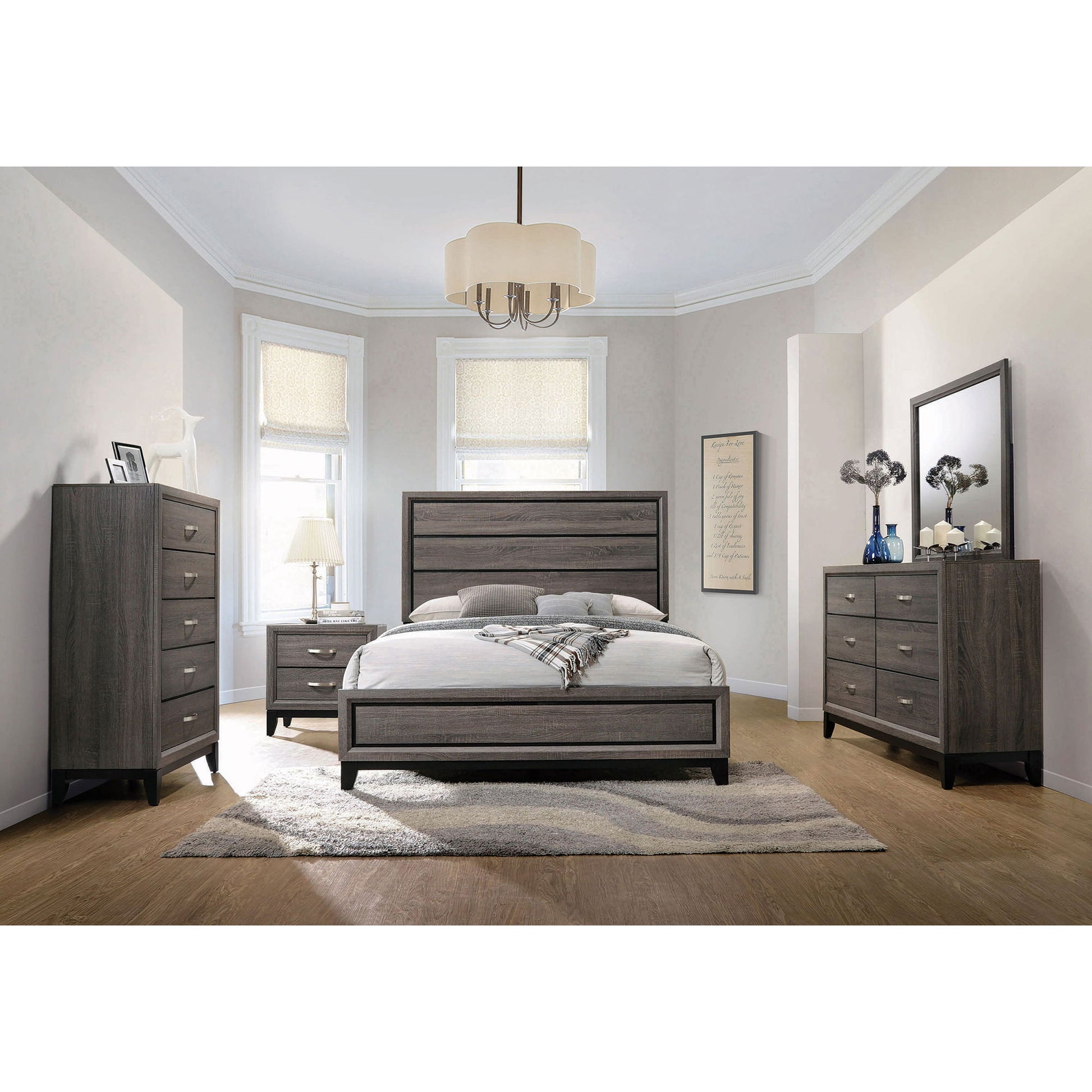 Carina - Eastern King Bed - Oak - The Sleep Loft - Online Mattress Showroom NYC
