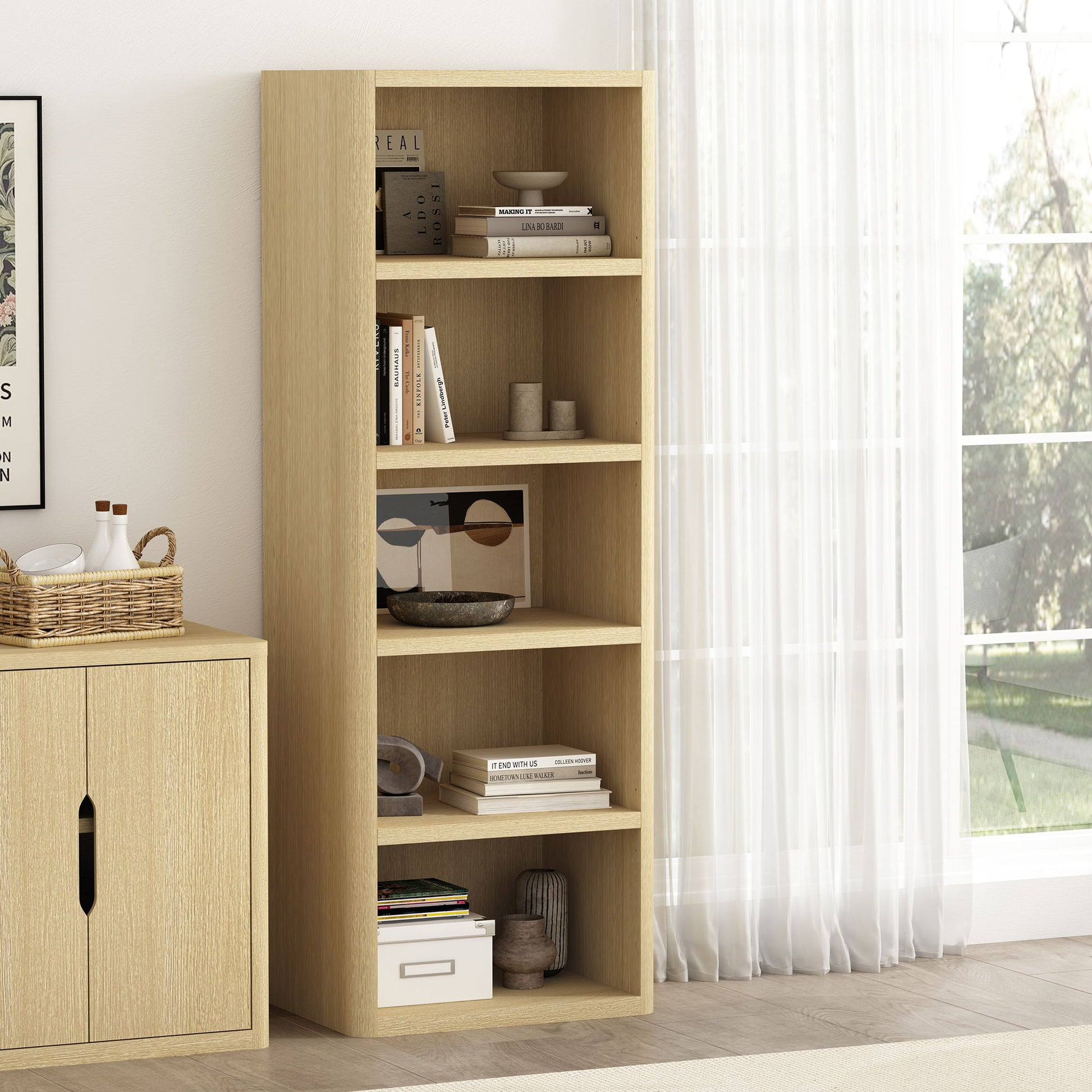 Rivington - Open Bookcase - The Sleep Loft - Online Mattress Showroom NYC