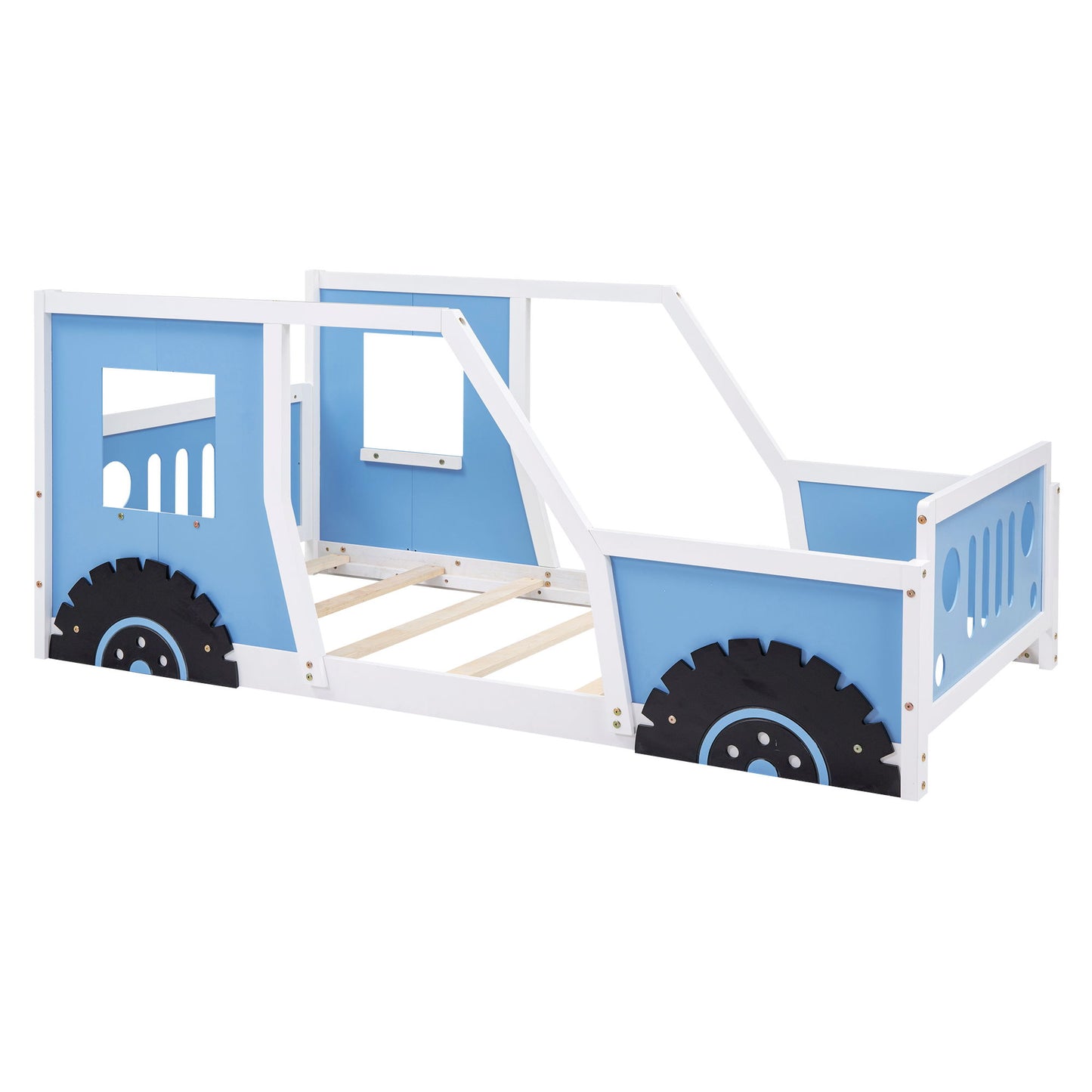 Classic Car Shaped Platform Bed With Wheels - The Sleep Loft - Online Mattress Showroom NYC