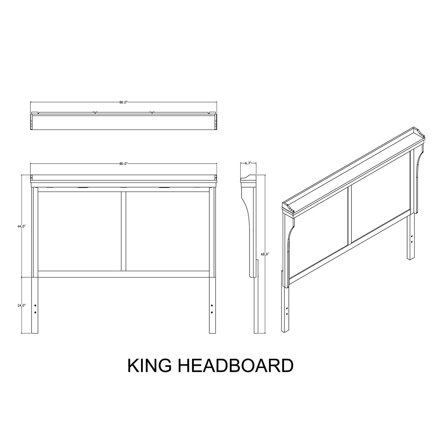 Augusta - Bed With Lit Headboard
