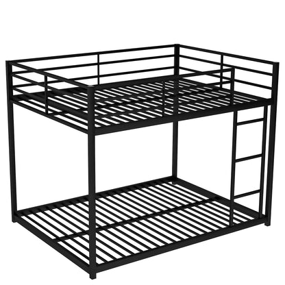 Metal Bunk Bed, Low Bunk Bed With Ladder - The Sleep Loft - Online Mattress Showroom NYC