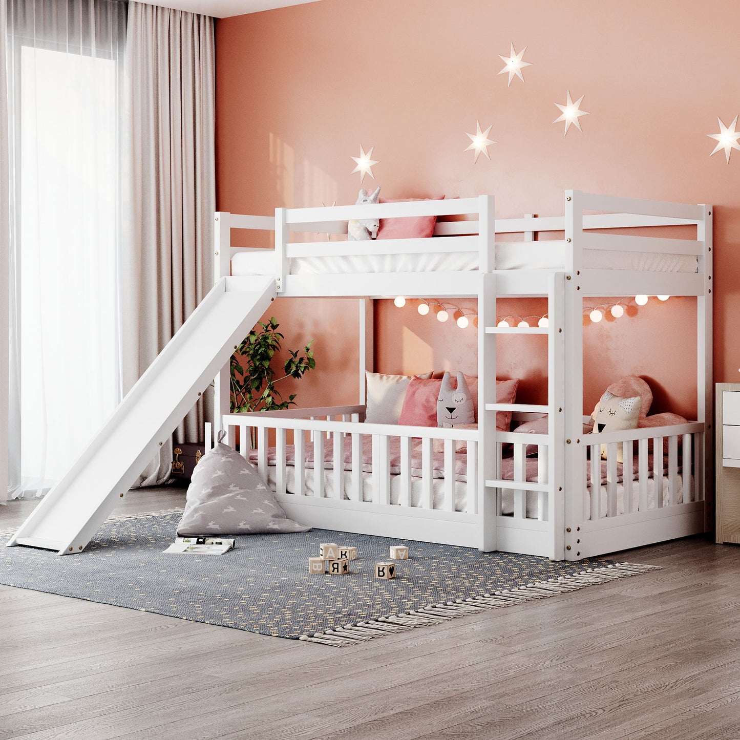 Functional Bunk Bed & Convertible Ladder And Slide - The Sleep Loft - Online Mattress Showroom NYC