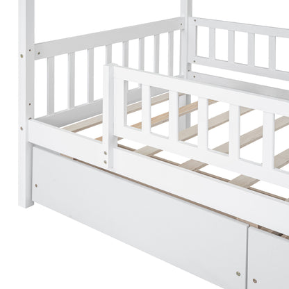 House Bed With 2 Drawers - The Sleep Loft - Online Mattress Showroom NYC