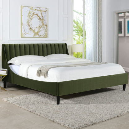 Aspen - Vertical Tufted Modern Headboard Platform Bed Set - The Sleep Loft - Online Mattress Showroom NYC
