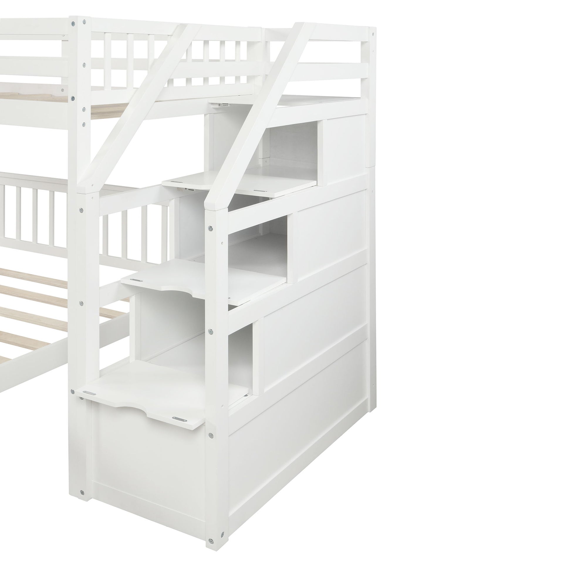 Loft Bed With Staircase And Storage - The Sleep Loft - Online Mattress Showroom NYC