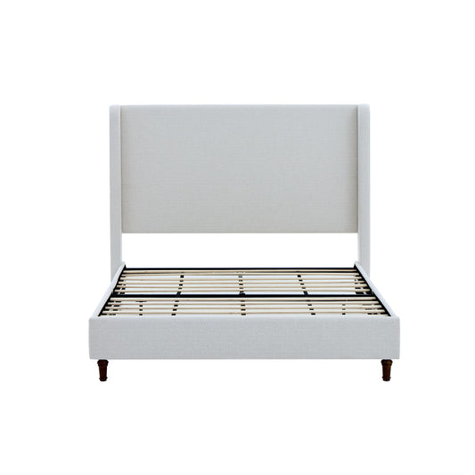 Harper - Tall Headboard Upholstered Bed With Elegant Simplicity - The Sleep Loft - Online Mattress Showroom NYC