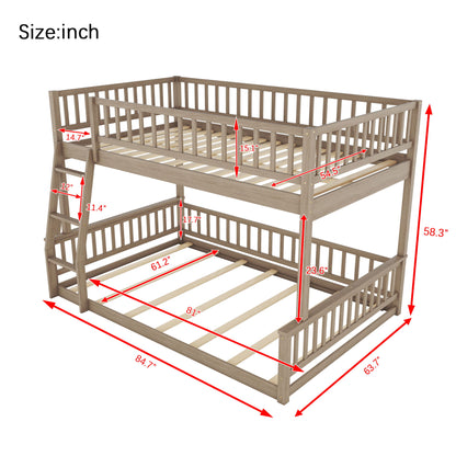 Bunk Bed With Ladder And Guardrails - The Sleep Loft - Online Mattress Showroom NYC