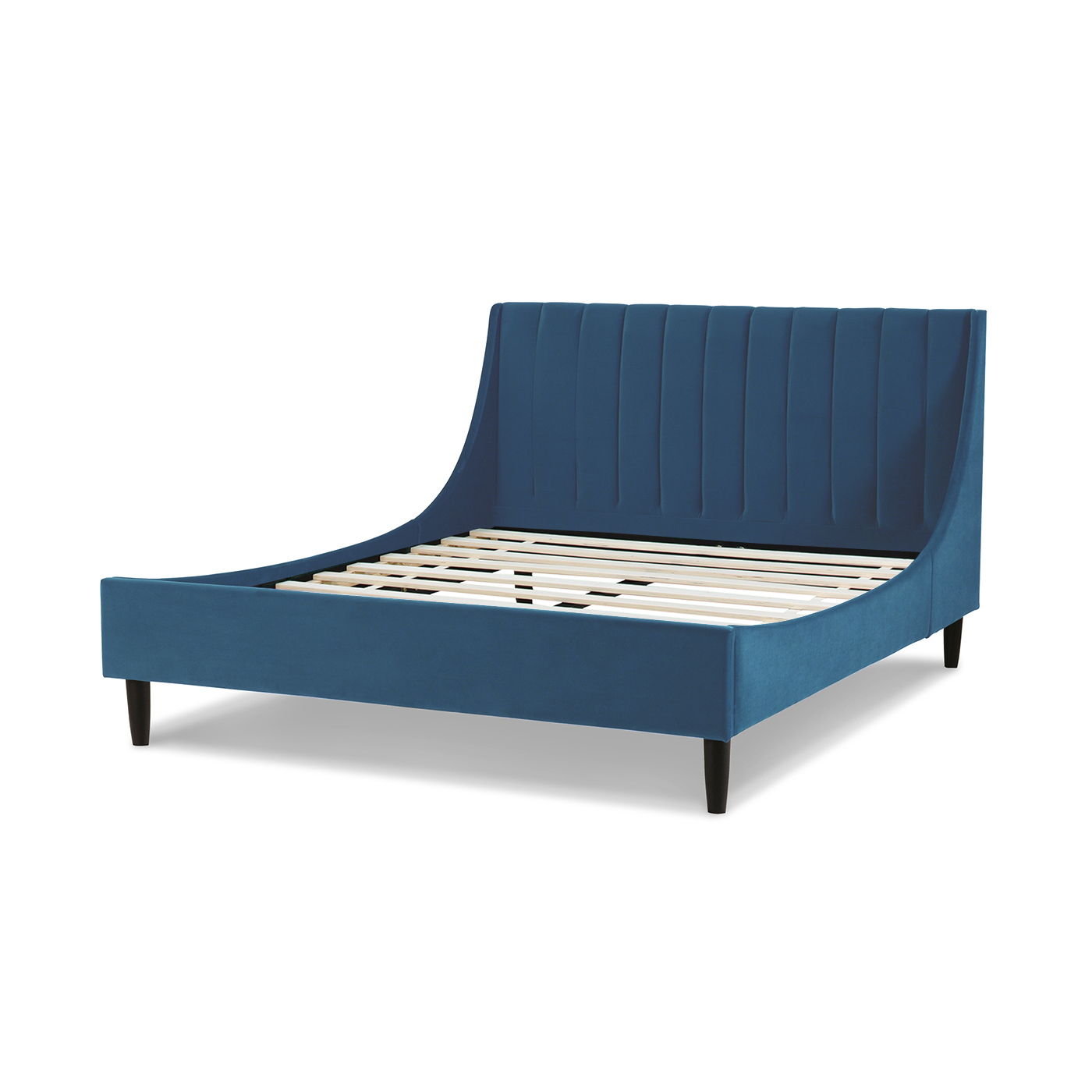 Aspen - Vertical Tufted Modern Headboard Platform Bed Set - The Sleep Loft - Online Mattress Showroom NYC