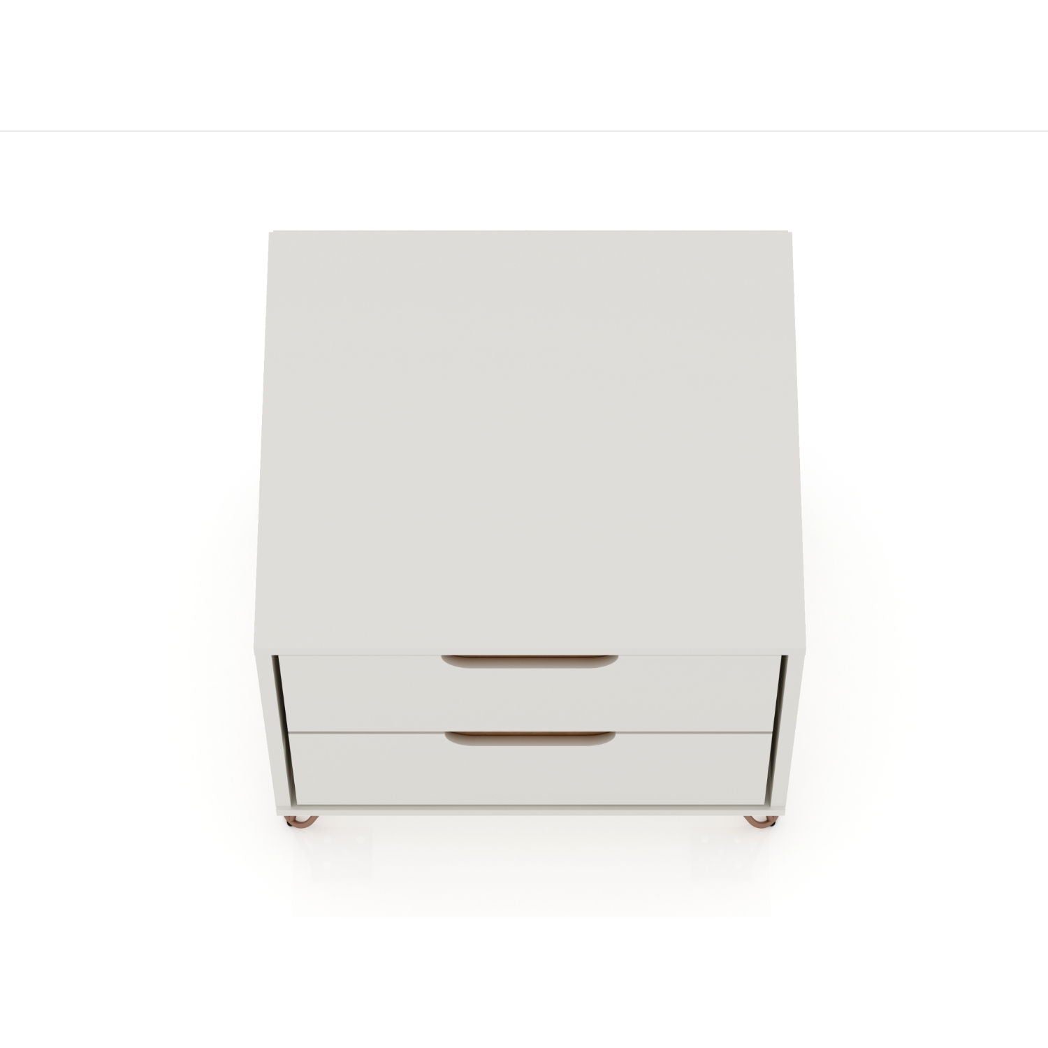 Rockefeller - Nightstand With 2 Drawers - Off White - The Sleep Loft - Online Mattress Showroom NYC
