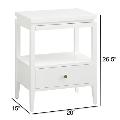Olana -1 Drawer Nightstand With Floating Top Design - The Sleep Loft - Online Mattress Showroom NYC