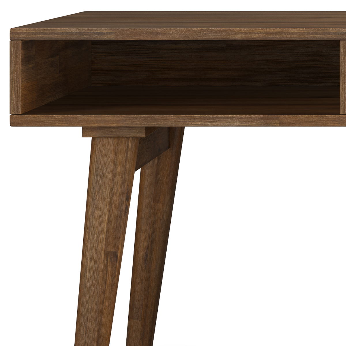 Clarkson - Desk With Side Drawers - Rustic Natural Aged Brown - The Sleep Loft - Online Mattress Showroom NYC