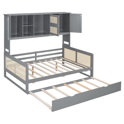 Daybed And All In One Cabinet And Shelf - The Sleep Loft - Online Mattress Showroom NYC