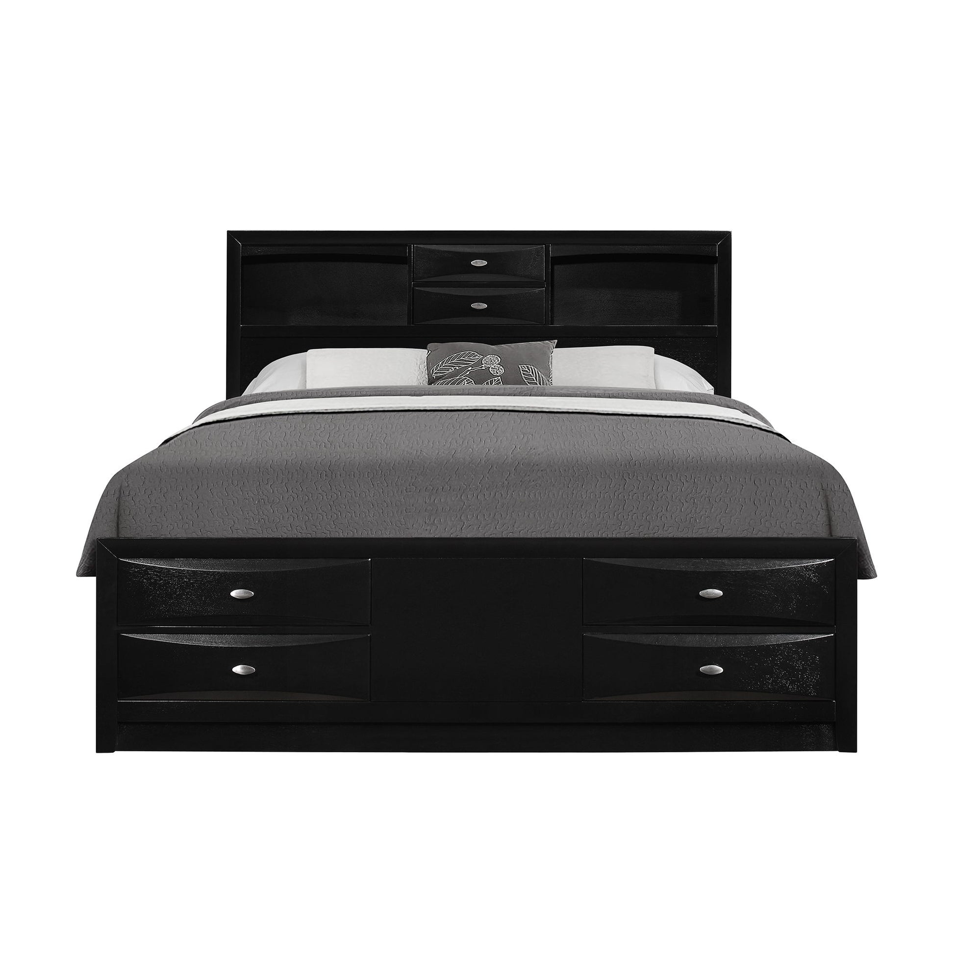 Lucille - Bed With Storage And Bookcase Headboard - The Sleep Loft - Online Mattress Showroom NYC