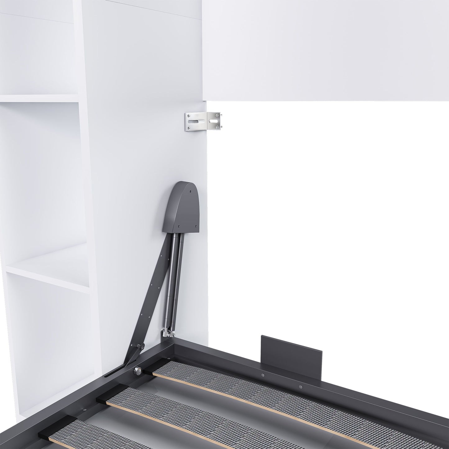 Queen Murphy Bed With Storage Cabinet - White - The Sleep Loft - Online Mattress Showroom NYC