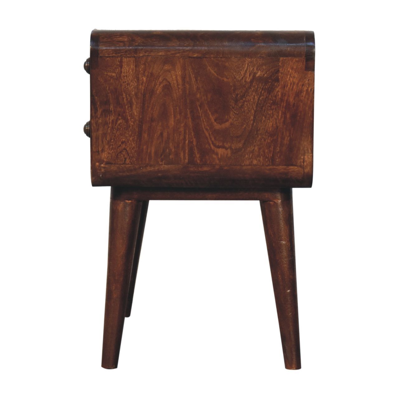 Curved Nightstand, - The Sleep Loft - Online Mattress Showroom NYC