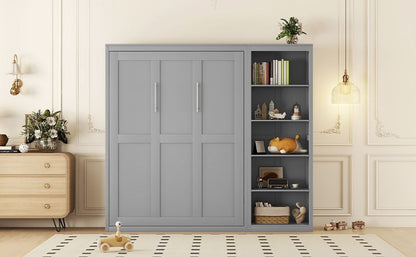 Murphy Wall Bed With Shelves - The Sleep Loft - Online Mattress Showroom NYC