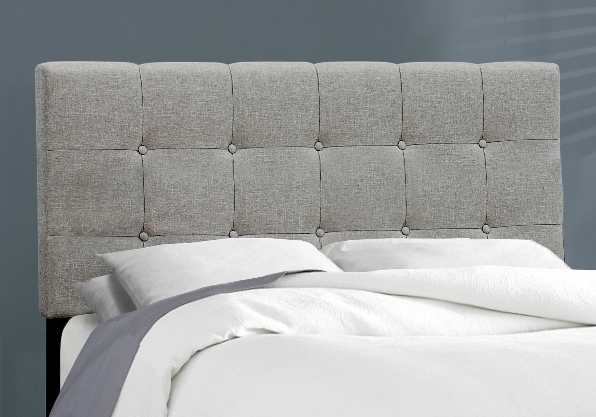 Bed, Upholstered, Frame Only, Transitional - The Sleep Loft - Online Mattress Showroom NYC