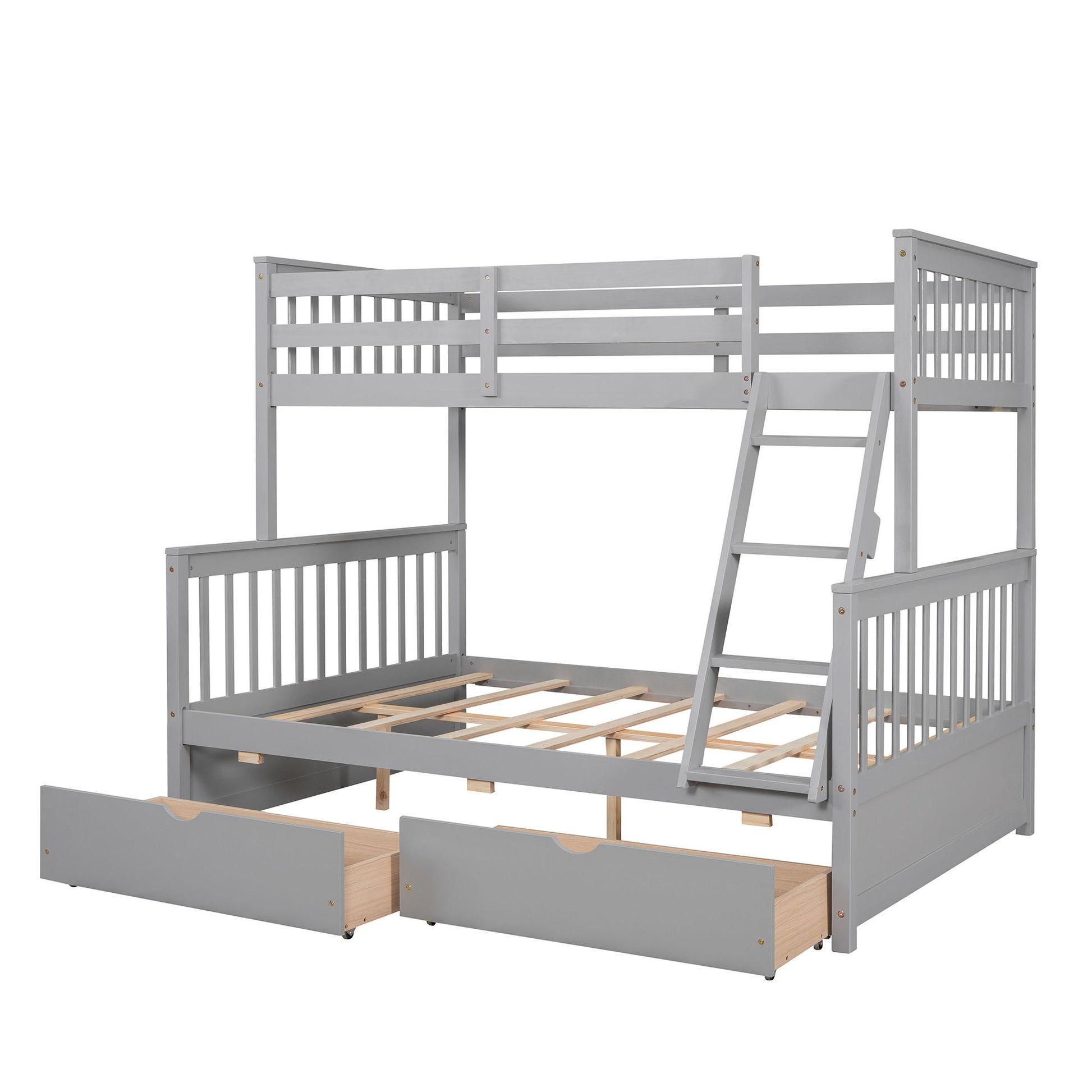 Bunk Bed With Ladders And 2 Storage Drawers - The Sleep Loft - Online Mattress Showroom NYC