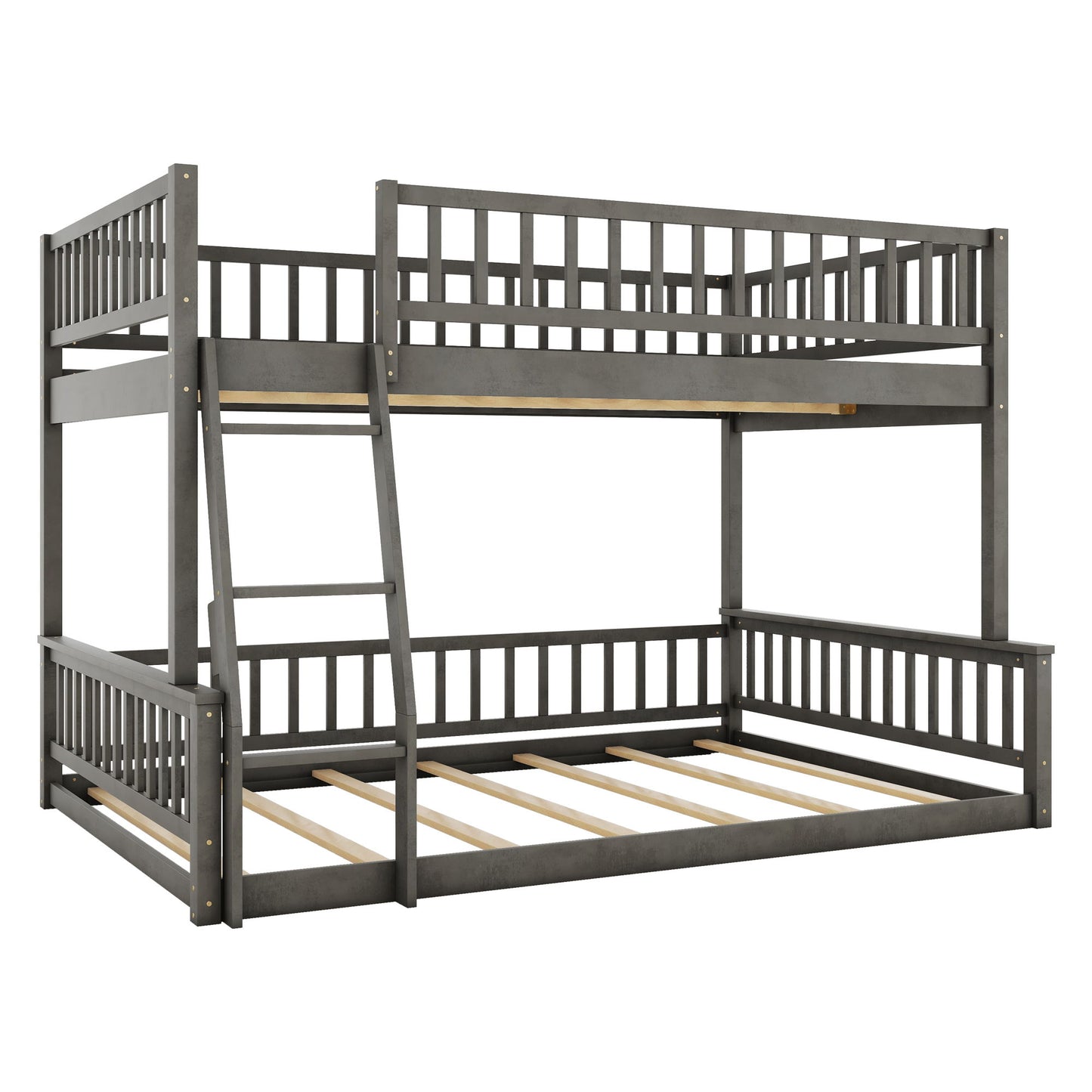 Bunk Bed With Ladder And Guardrails - The Sleep Loft - Online Mattress Showroom NYC