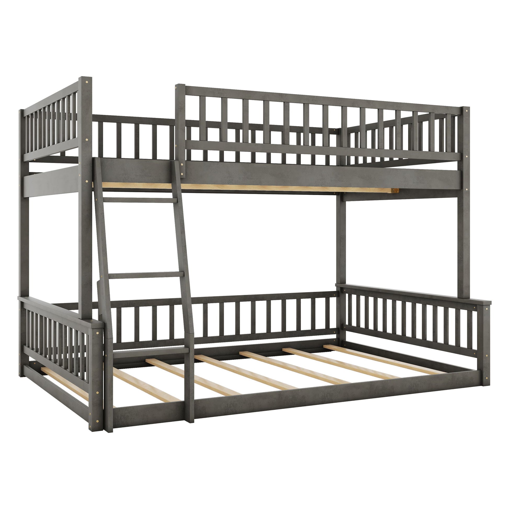 Bunk Bed With Ladder And Guardrails - The Sleep Loft - Online Mattress Showroom NYC