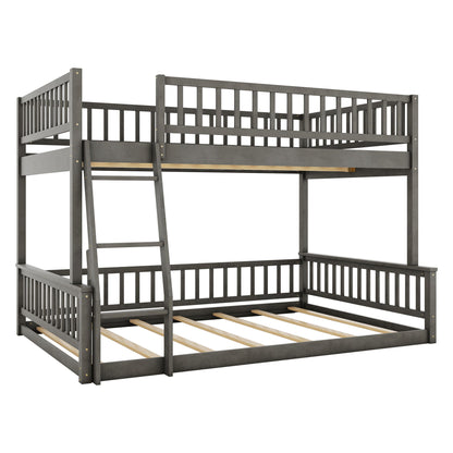 Bunk Bed With Ladder And Guardrails - The Sleep Loft - Online Mattress Showroom NYC
