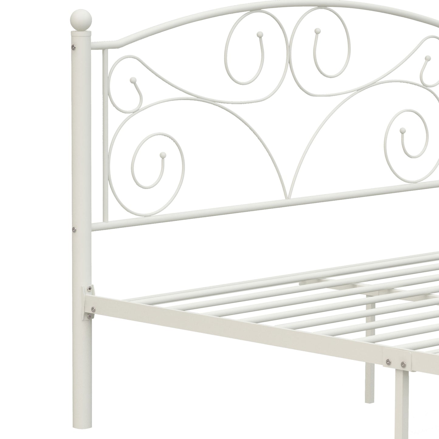 Full With Metal Frame Bed - White - The Sleep Loft - Online Mattress Showroom NYC