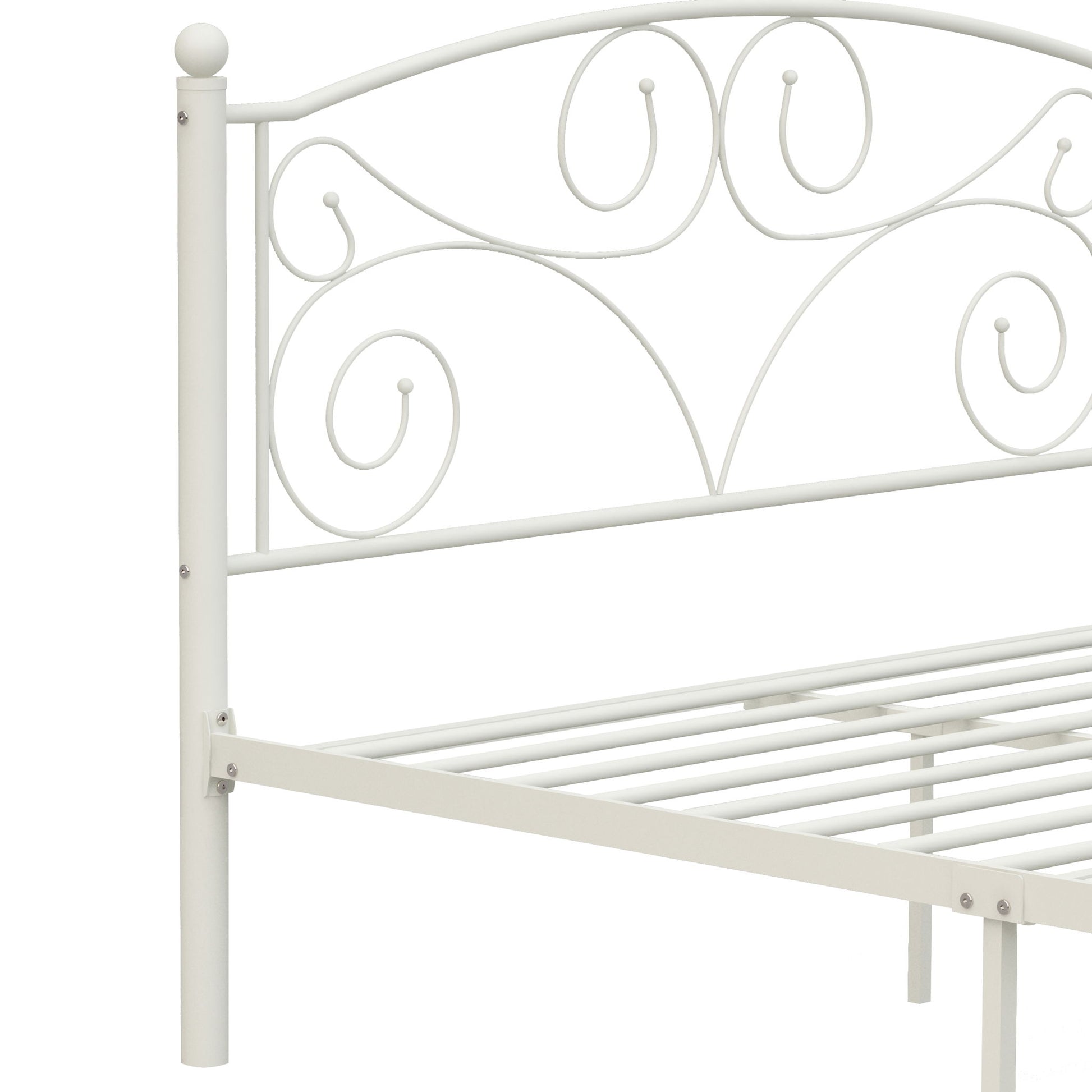 Full With Metal Frame Bed - White - The Sleep Loft - Online Mattress Showroom NYC