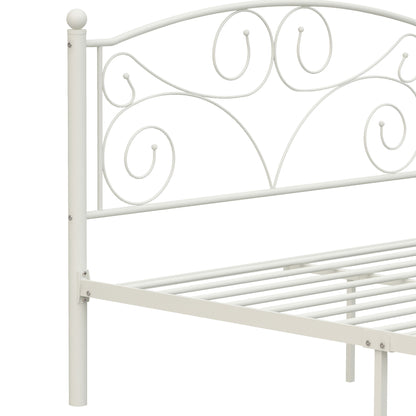 Full With Metal Frame Bed - White - The Sleep Loft - Online Mattress Showroom NYC