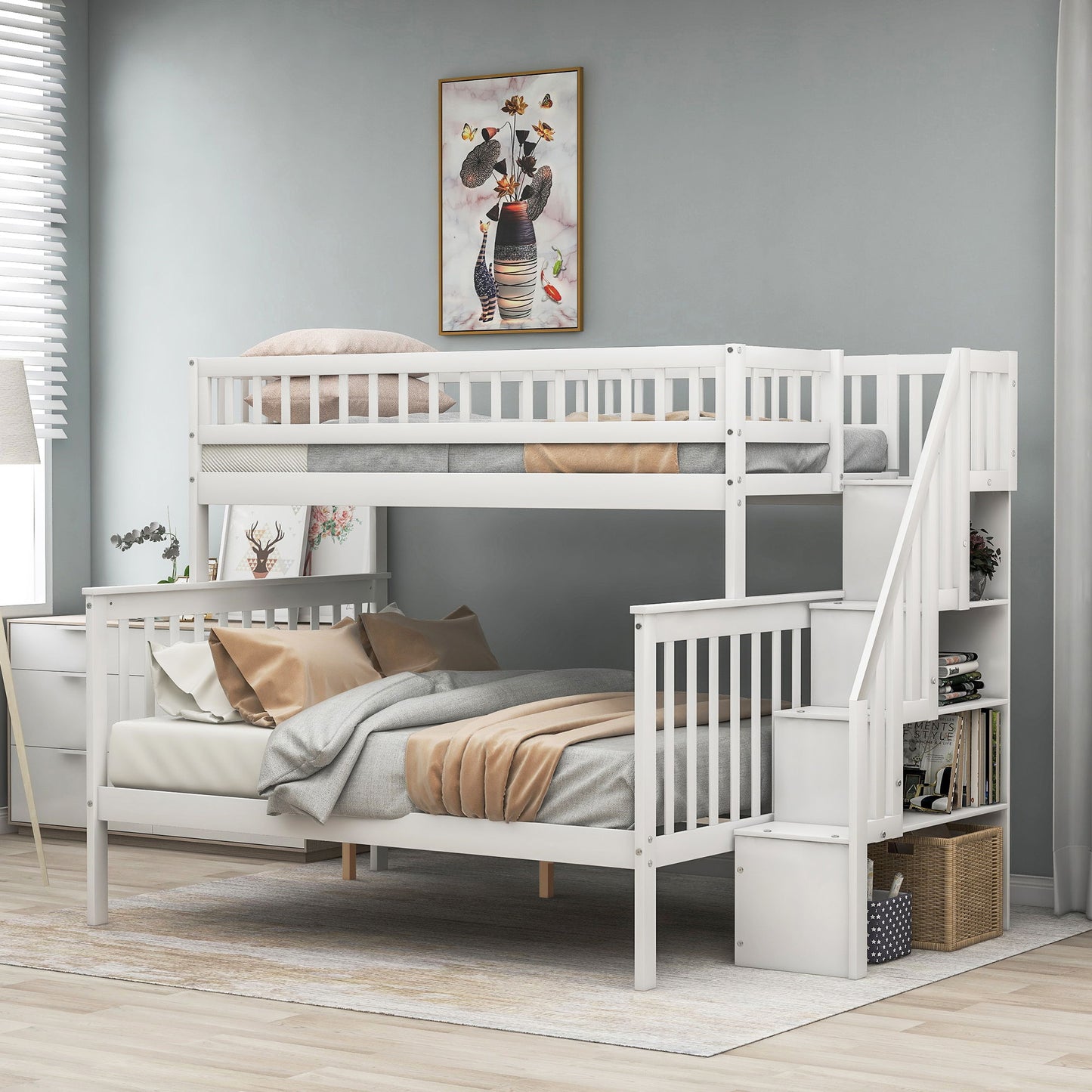 Bunk Bed With Staircase - The Sleep Loft - Online Mattress Showroom NYC