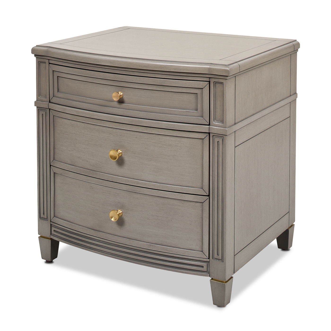 Dauphin - 3 Drawer Accent End Table - The Sleep Loft - Online Mattress Showroom NYC