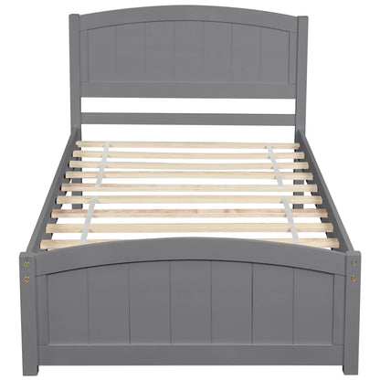 Platform Bed & Headboard, Footboard And Wood Slat Support - The Sleep Loft - Online Mattress Showroom NYC