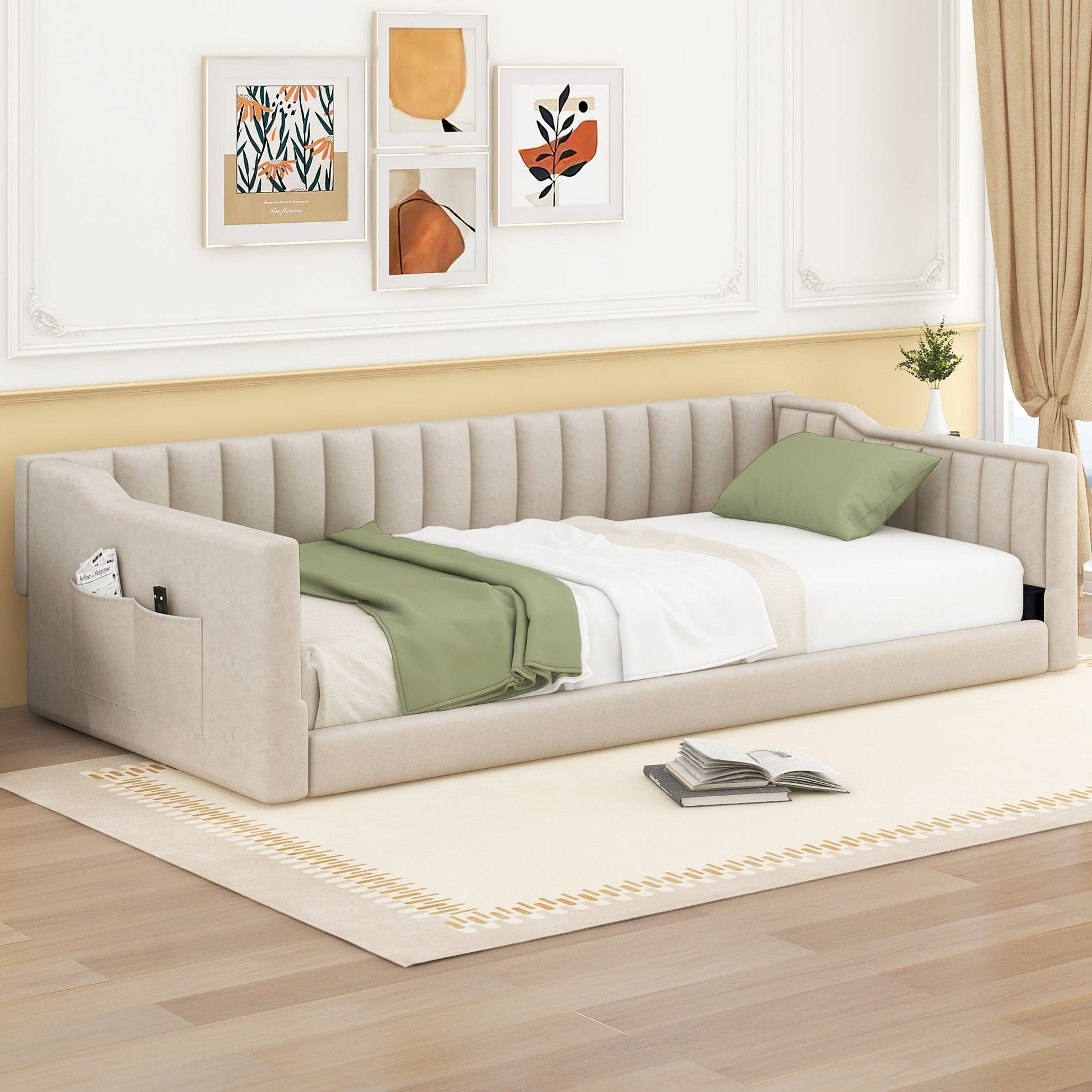 Daybed With Side Storage Pocket - The Sleep Loft - Online Mattress Showroom NYC