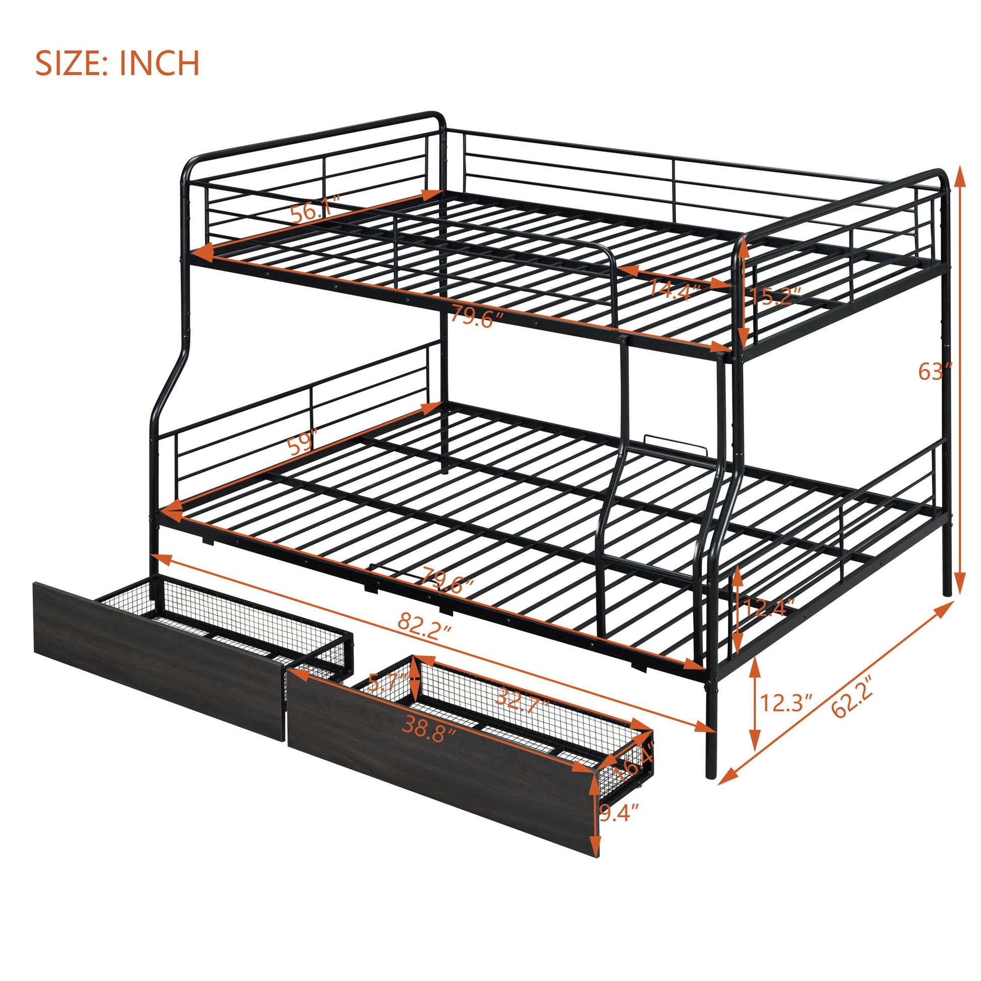 Contemporary Bunk Bed - The Sleep Loft - Online Mattress Showroom NYC