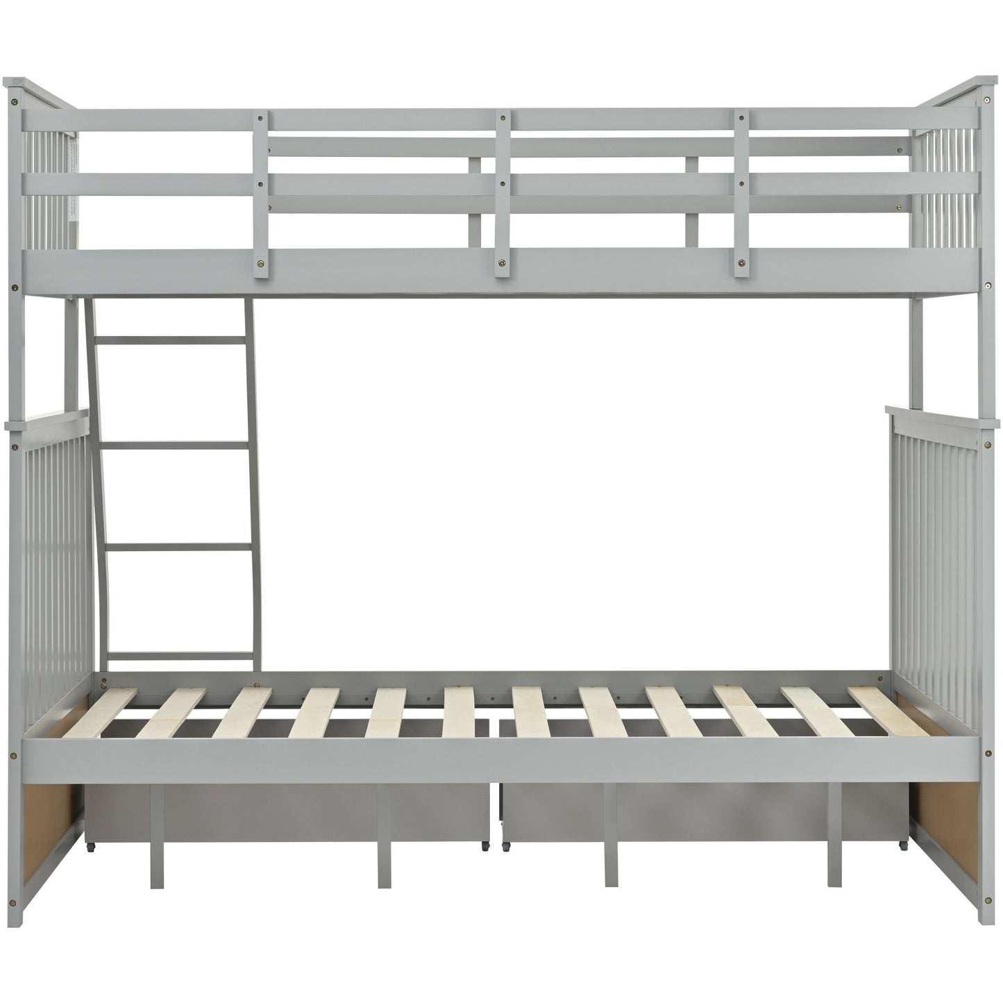 Bunk Bed With Ladder, And Safety Guard Rails - The Sleep Loft - Online Mattress Showroom NYC
