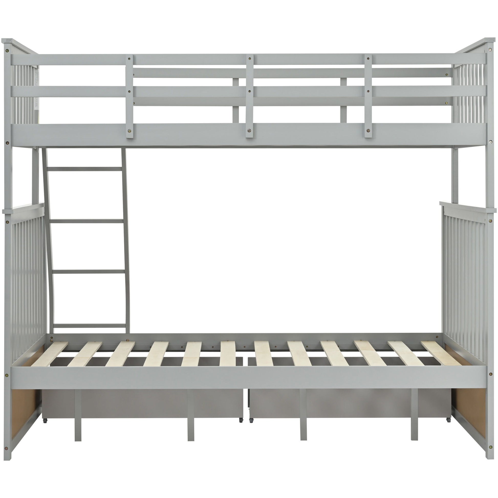 Bunk Bed With Ladder, And Safety Guard Rails - The Sleep Loft - Online Mattress Showroom NYC