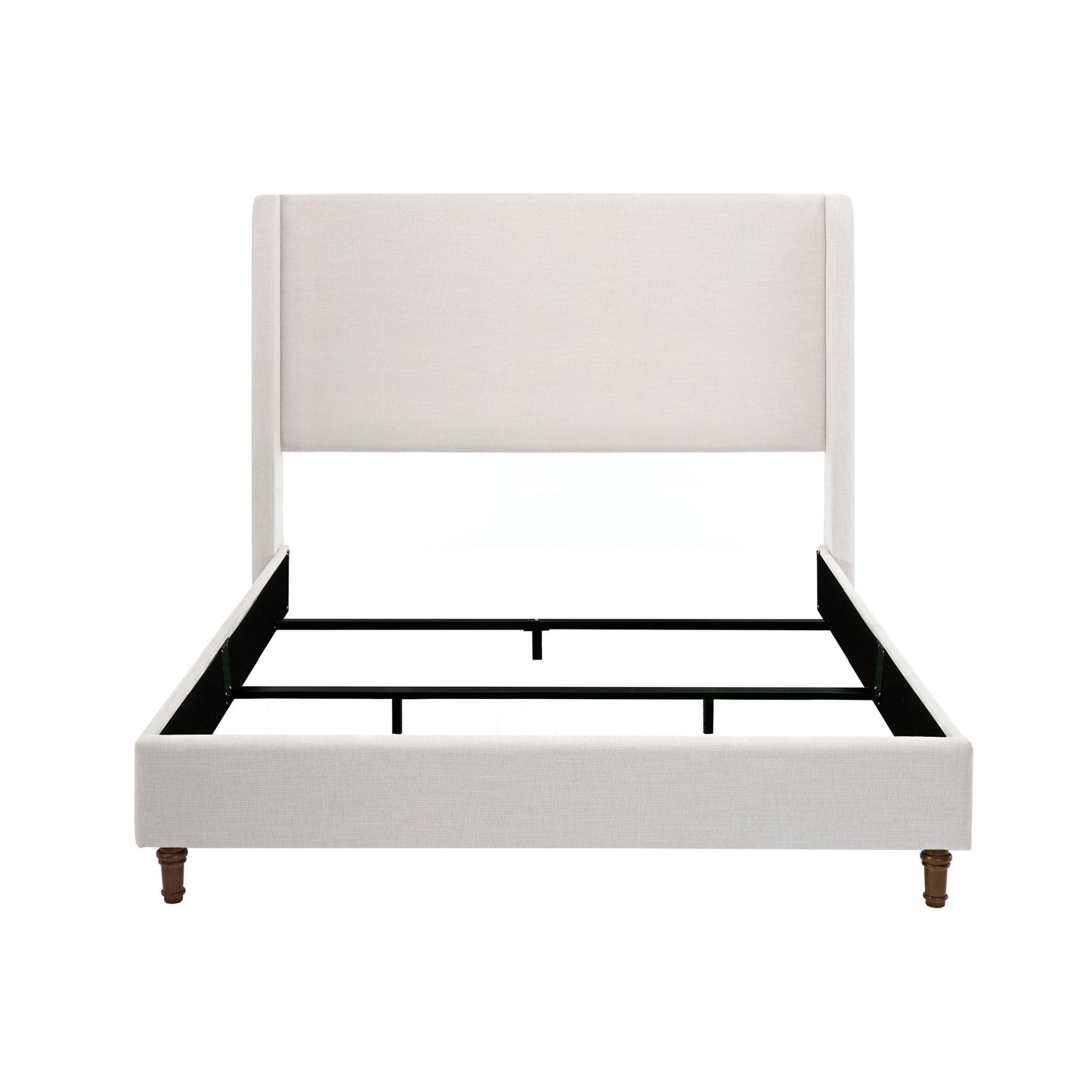 Hayden - Upholstered Wingback Bed With Tall Headboard - The Sleep Loft - Online Mattress Showroom NYC