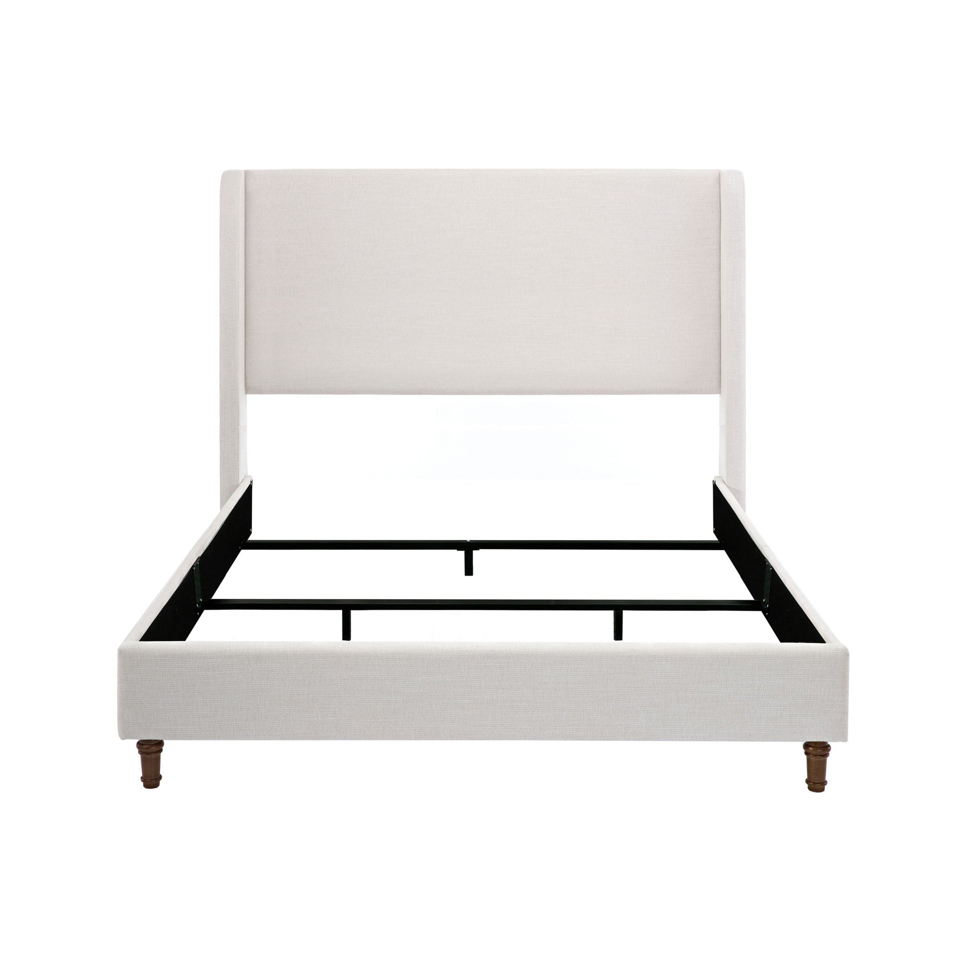 Hayden - Upholstered Wingback Bed With Tall Headboard - The Sleep Loft - Online Mattress Showroom NYC